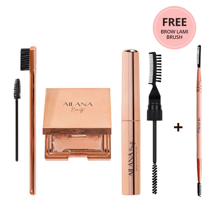 Complete Brow Lamination Bundle clear brow gel