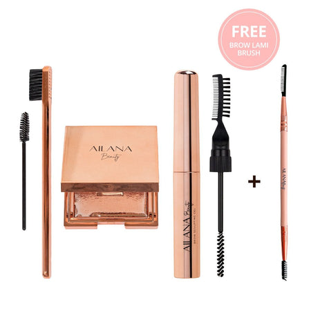 Complete Brow Lamination Bundle clear brow gel