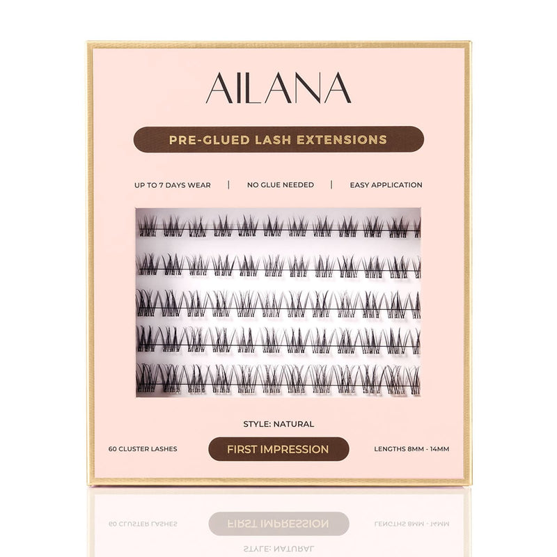 Pre-Glued Lash Extensions - First Impression (Natural)
