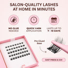 Pre-Glued Lash Extensions - First Impression (Natural)