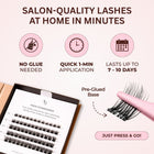 Pre-Glued Lash Extensions - High Standards (Full Volume)