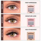 Pre-Glued Lash Extensions - First Impression (Natural)