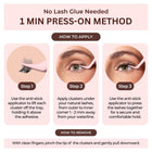 Pre-Glued Lash Extensions - First Impression (Natural)