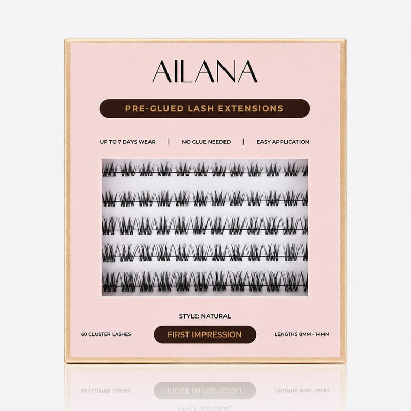 Pre-Glued Lash Extensions - First Impression (Natural)